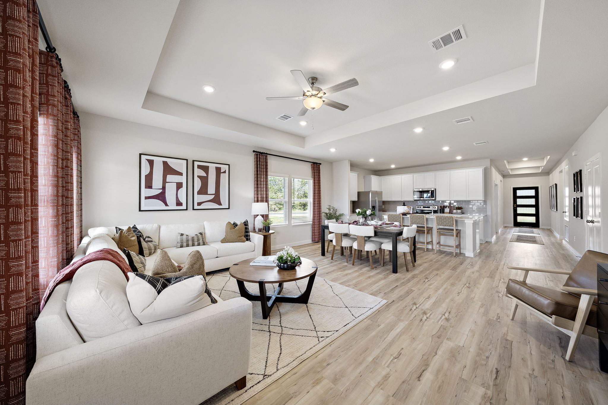 Efficient lighting and airflow