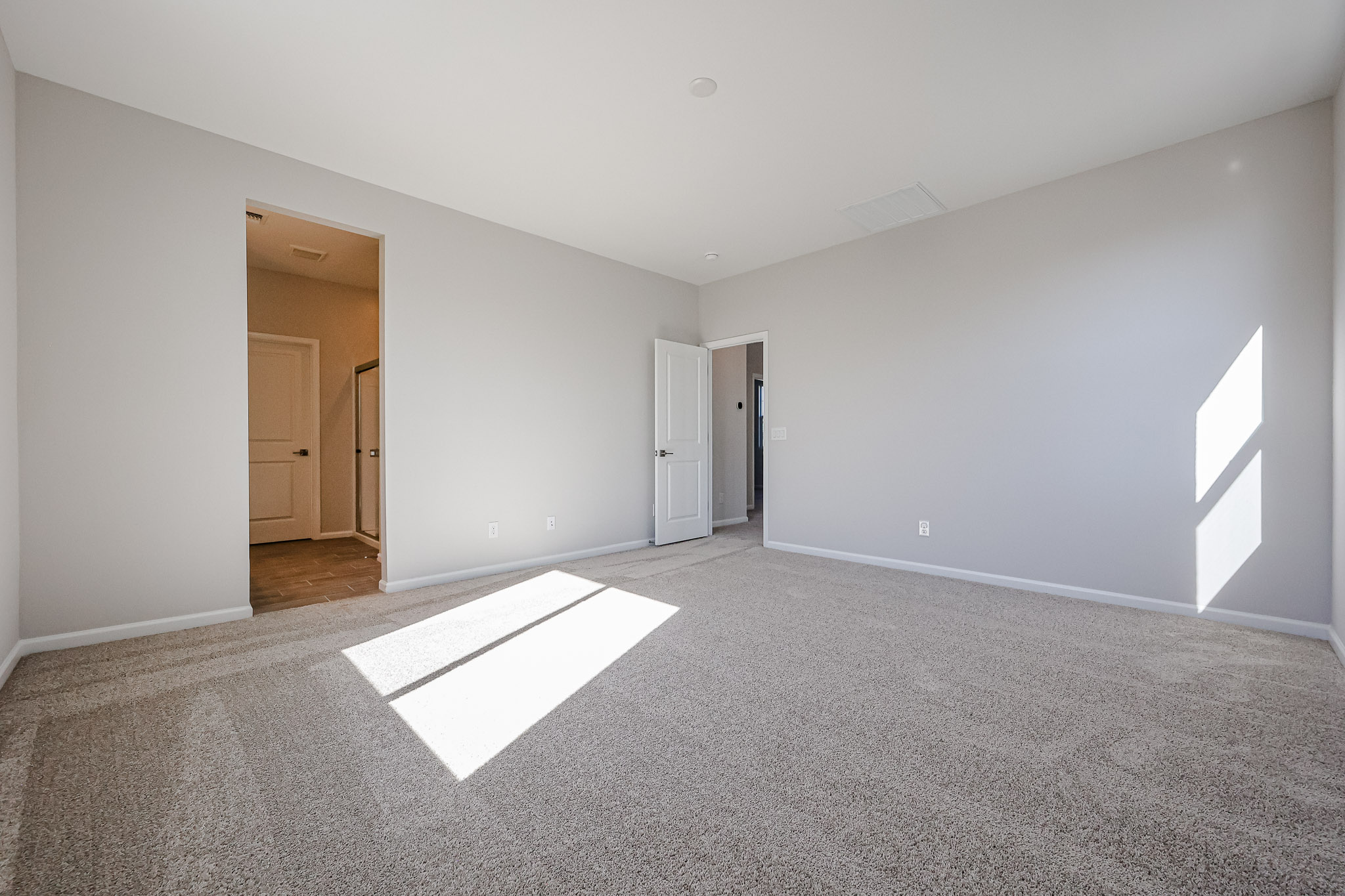 A room with white walls.