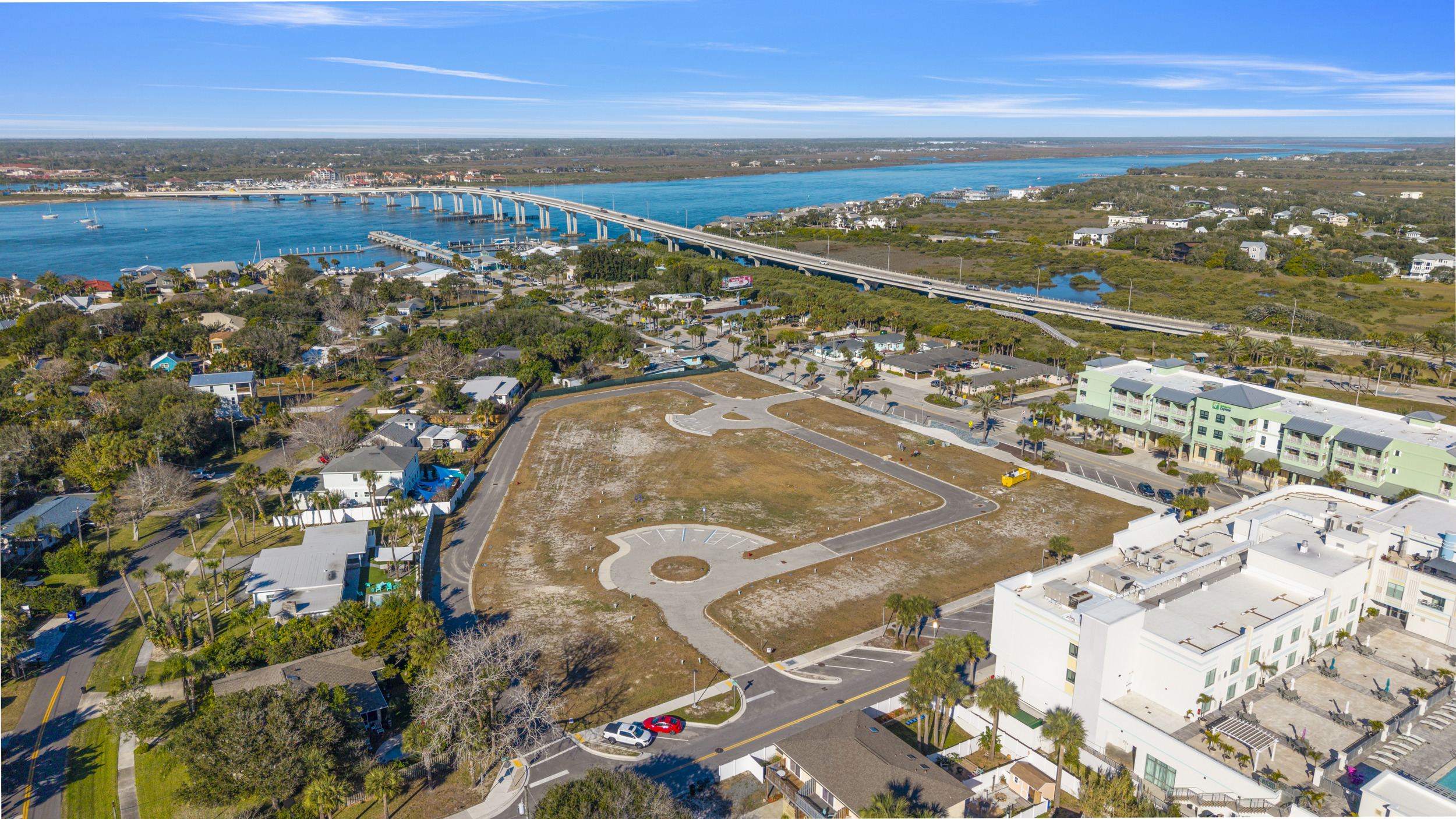 Breakwater Villas Drone View Facing Northwest