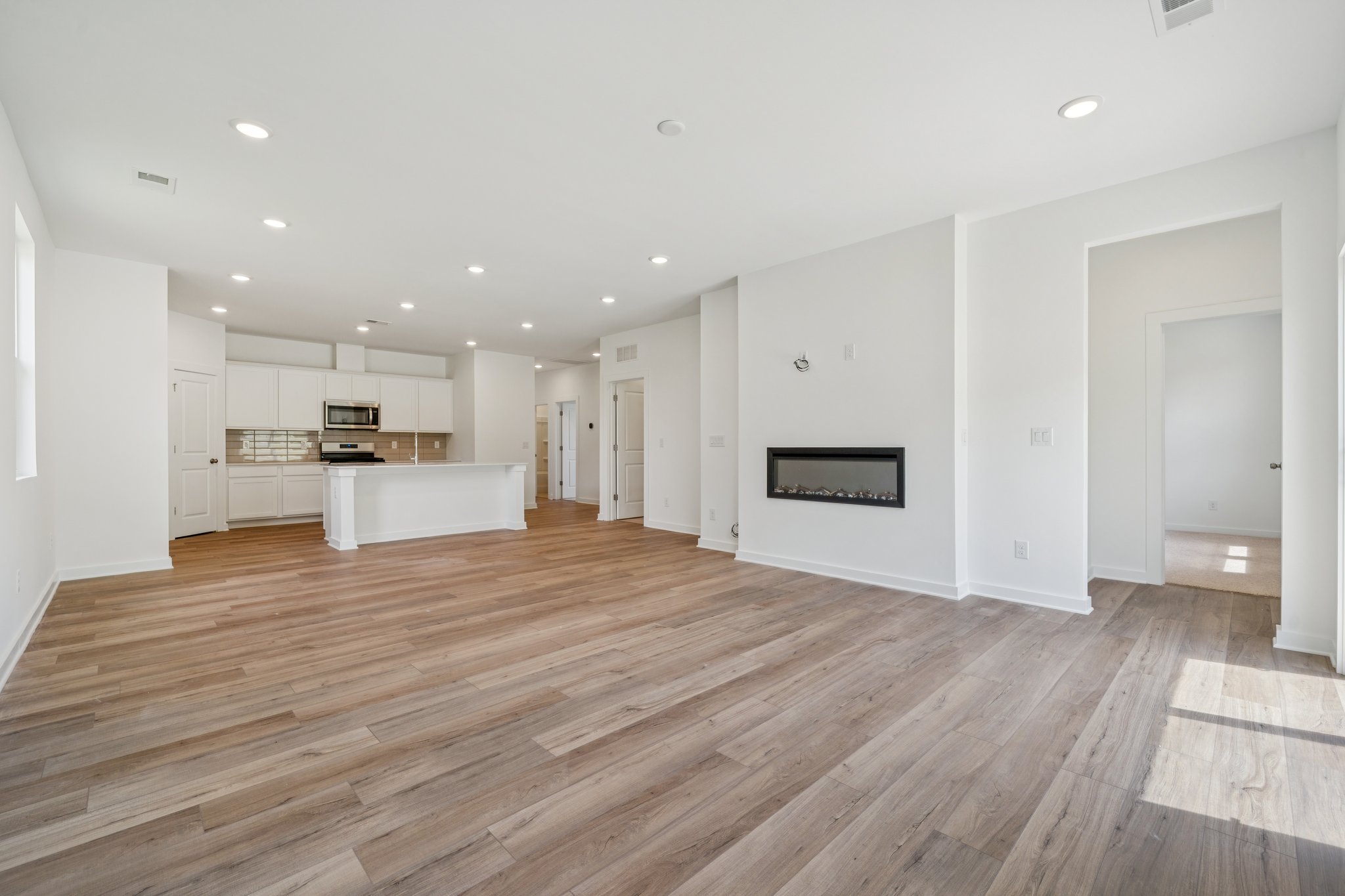 A large empty room.