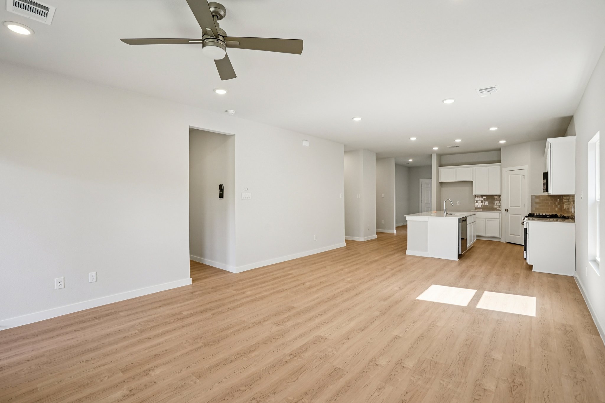 A large empty room.