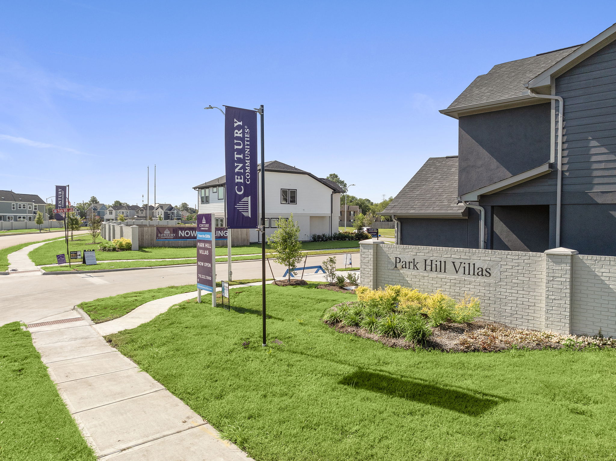 A sign in front of a building.