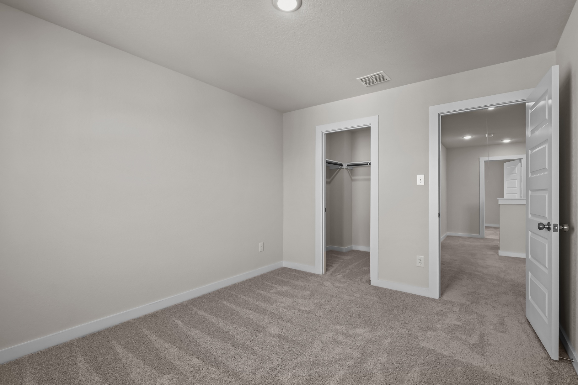 A room with white walls.