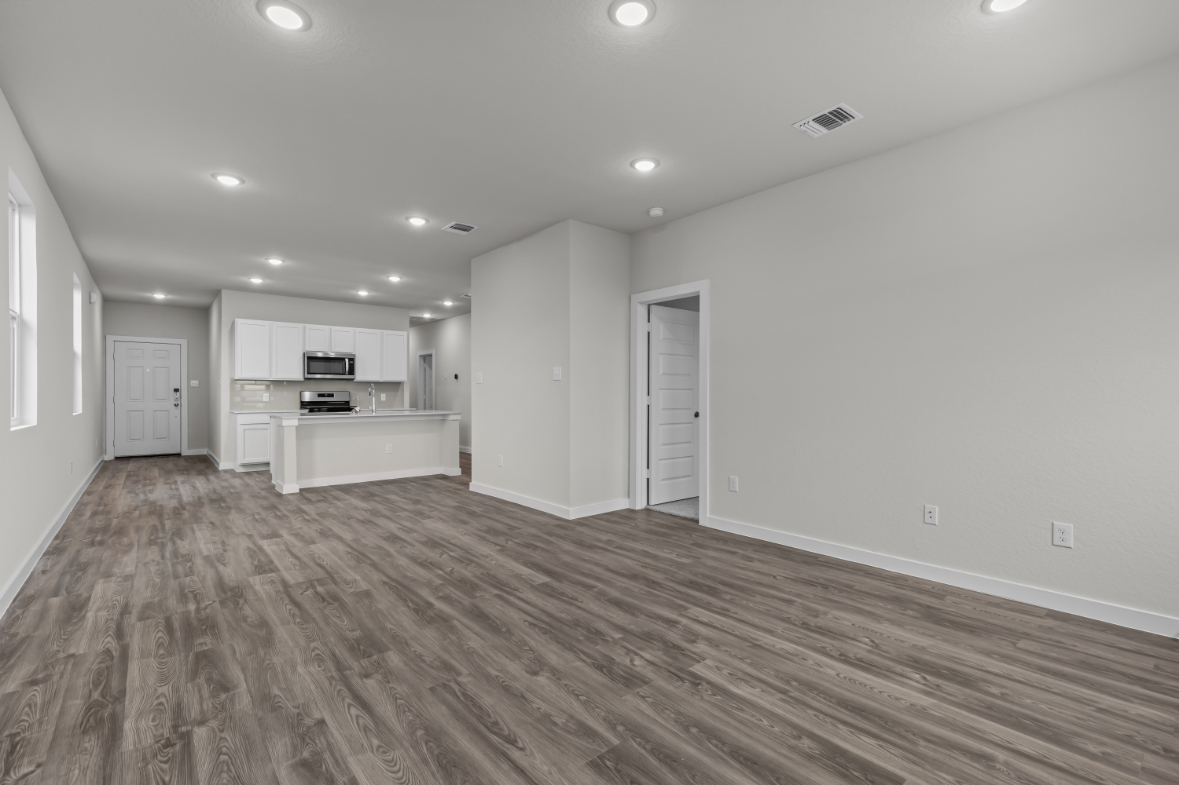 A large empty room.