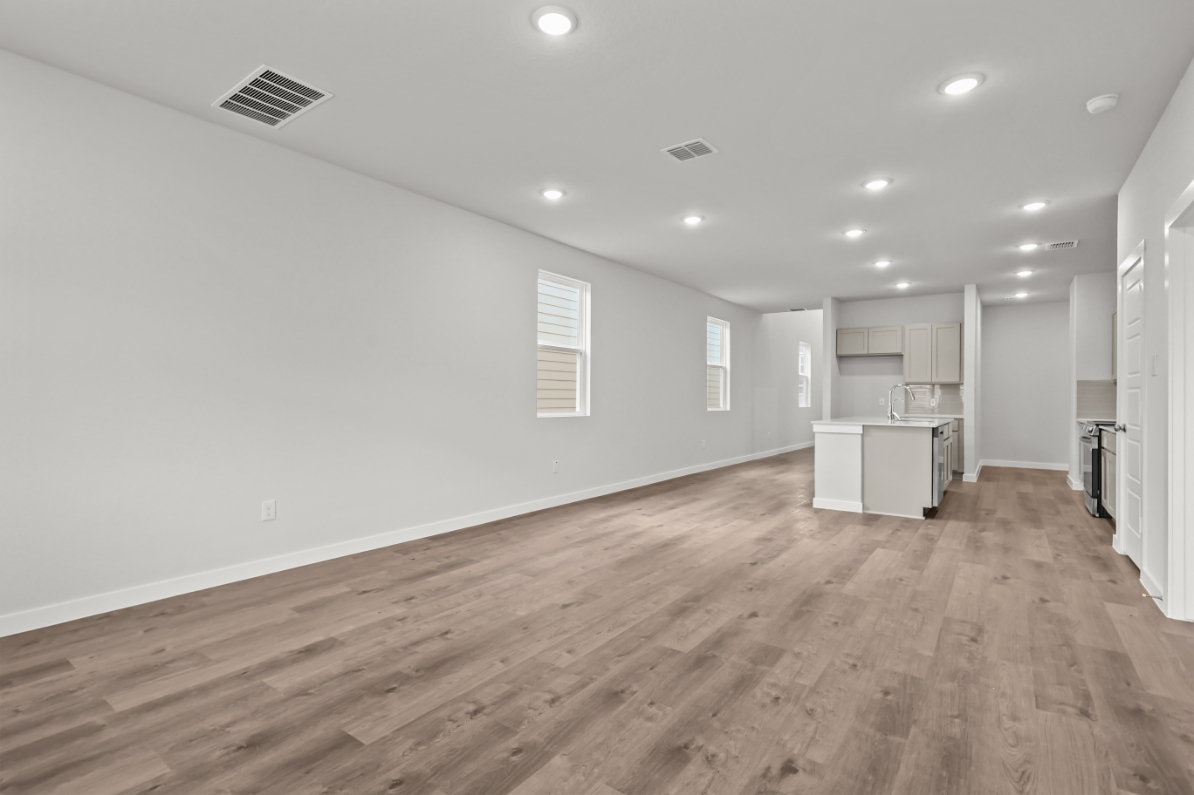 A large empty room.