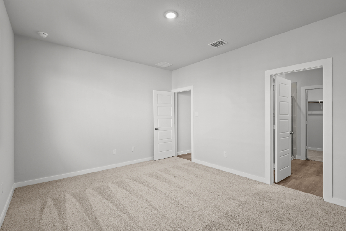 A room with white walls.