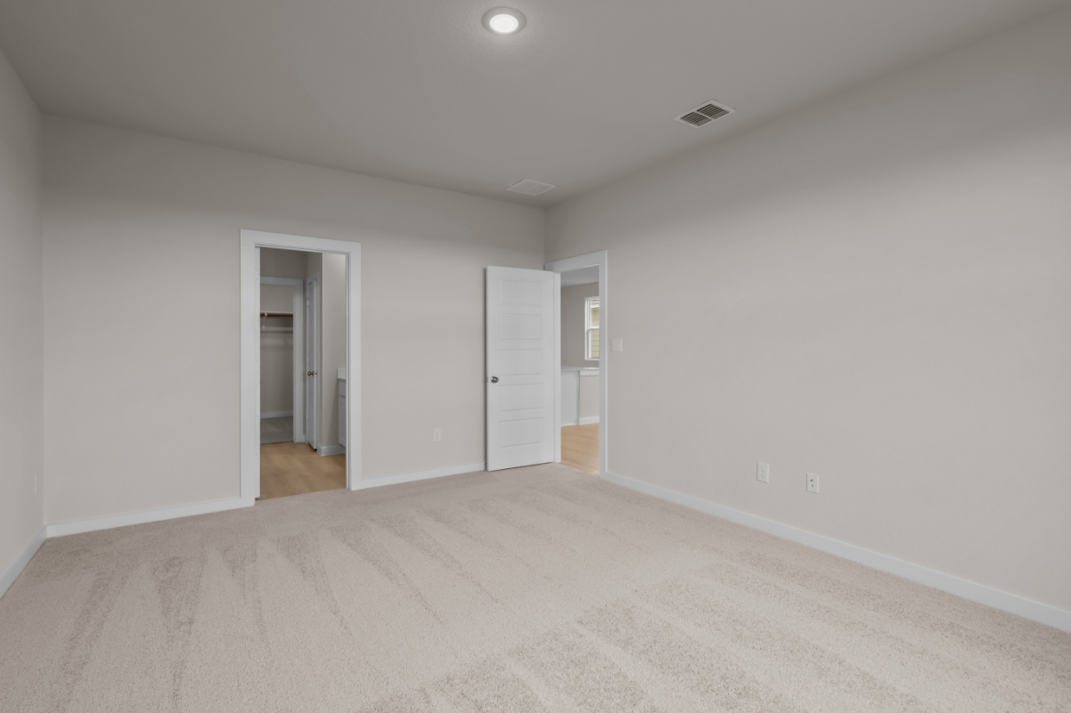 A room with white walls.