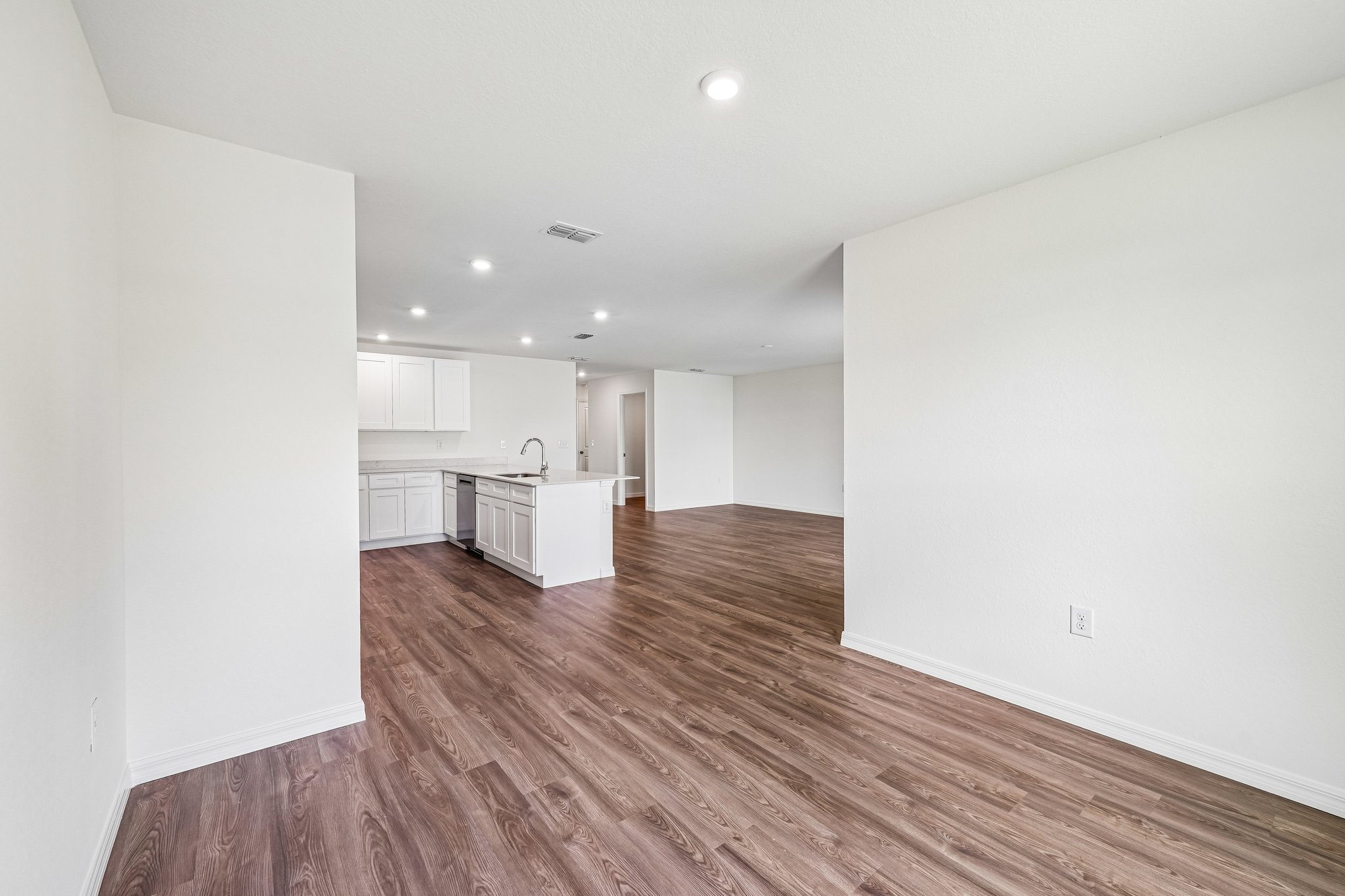 A large empty room.